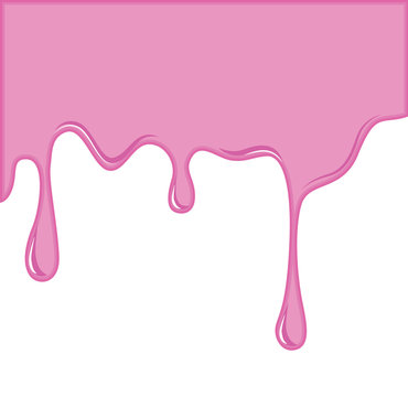 Vector of Pink melt drop for background