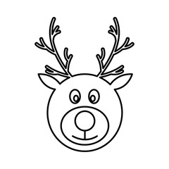 happy merry christmas character vector illustration design