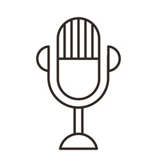 microphone device isolated icon vector illustration design