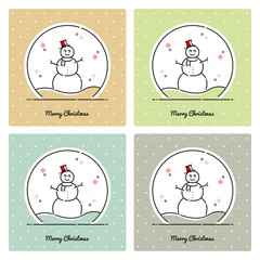 Weihnachtliche background, Schneemann, ornament, Dekoration, merry christmas