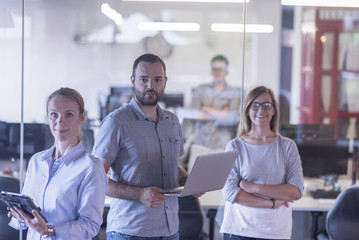 Fototapeta premium start up business team