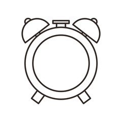 alarm clock isolated icon vector illustration design
