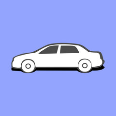 Isolated car icon