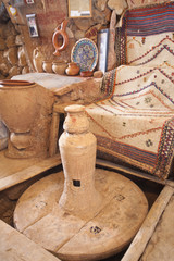 Fototapeta na wymiar Pottery wheel and studio in Cappadocia Turkey