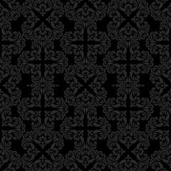 Vintage Ornamental background, Vector Seamless Pattern