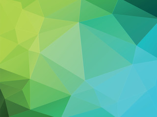 geometric green blue low poly background