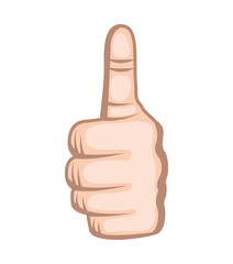 hand human symbol isolated icon vector illustration design