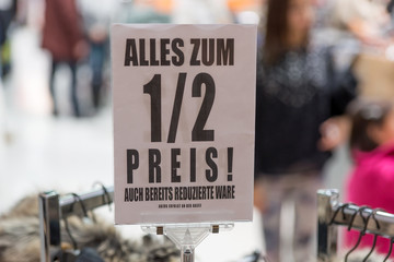 Alles zum halben Preis