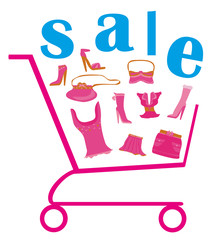 fashion sale on cart