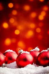 Yuletide Christmas background with copy space