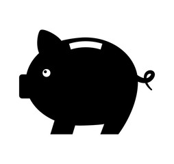 piggy savings isolated icon vector illustration design