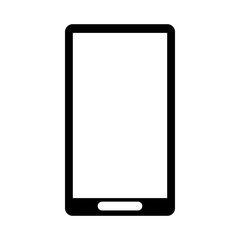 smartphone technology line icon vector illustration design