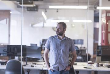 Fototapeta premium business man at modern office