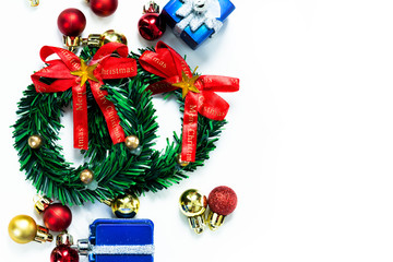 Christmas on white background