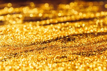 Gold glitter background