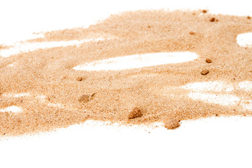Pile of yellow sand