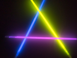 colored lights fluorescent neon
