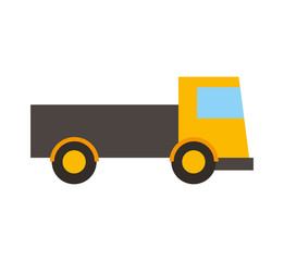 truck vehicle delivery service vector illustration design