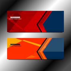 Naklejka premium Business Banners Template Design, vector illustration