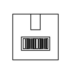 box carton container isolated icon vector illustration design