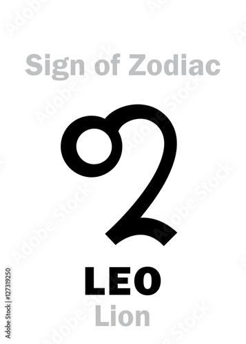 quot astrology alphabet sign of zodiac leo the lion quot astrology alphabet sign of zodiac leo the lion