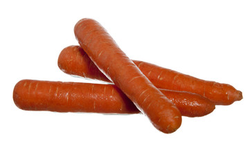 carrots isolated