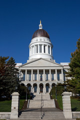 Maine State House Capitol building is located in Augusta, ME, USA.