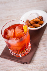 red alcoholic cocktail