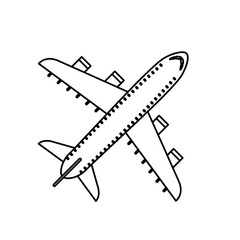 airplane flying isolated icon vector illustration design
