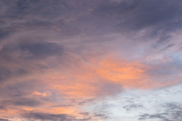 Fototapeta premium Cloudscape with sunset