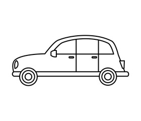 Plakat car auto vehicle isolated icon vector illustration design
