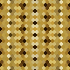 Kaleidoscopic low poly hexagon style vector mosaic background