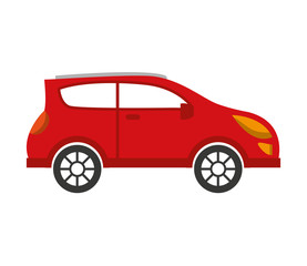 Fototapeta na wymiar car auto vehicle isolated icon vector illustration design