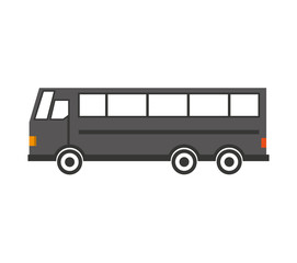 bus transport service icon vector illustration design