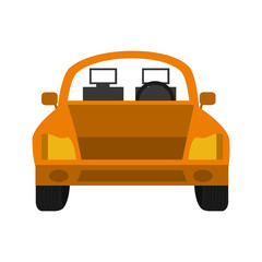 Obraz premium car auto vehicle isolated icon vector illustration design