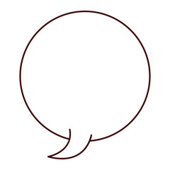 Bubble icon. Communication message discussion and conversation theme. Isolated design. Vector illustration