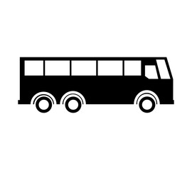 bus transport service icon vector illustration design