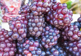 Red grapes