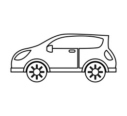 car auto vehicle isolated icon vector illustration design