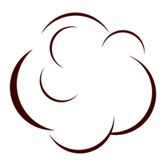 Bubble icon. Communication message discussion and conversation theme. Isolated design. Vector illustration