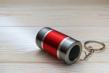 LED Flashlight Keychain.