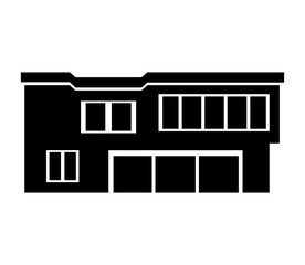 exterior house isolated icon vector illustration design