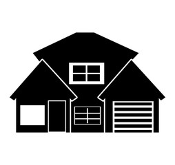 exterior house isolated icon vector illustration design