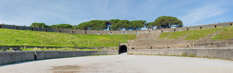 Pompeii ruins amphitheater  - Italy