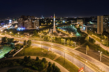 Fototapeta premium Space Museum in Samara, Russia