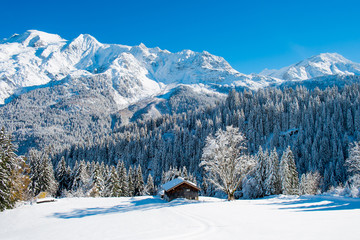 Mont blanc winter