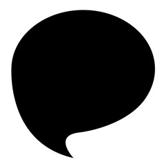 Bubble icon. Communication message discussion and conversation theme. Isolated design. Vector illustration