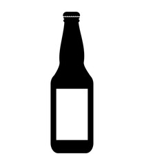 beer bottle isolated icon vector illustration design