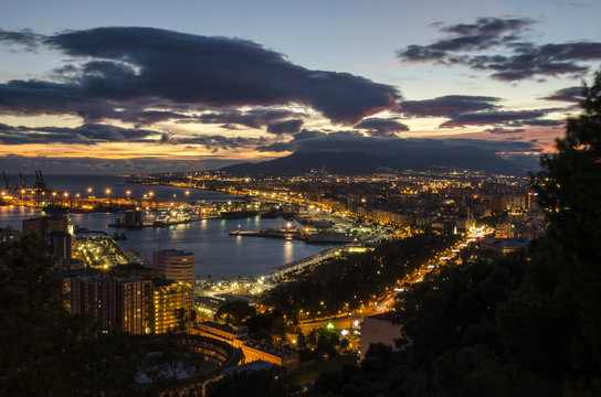 Malaga Andalusien Spaanien