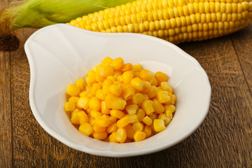 Sweet canned corn